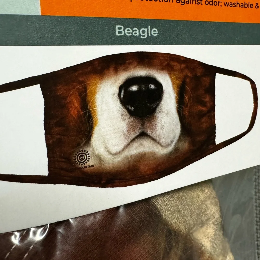 The Mountain 100% Cotton Beagle Mask